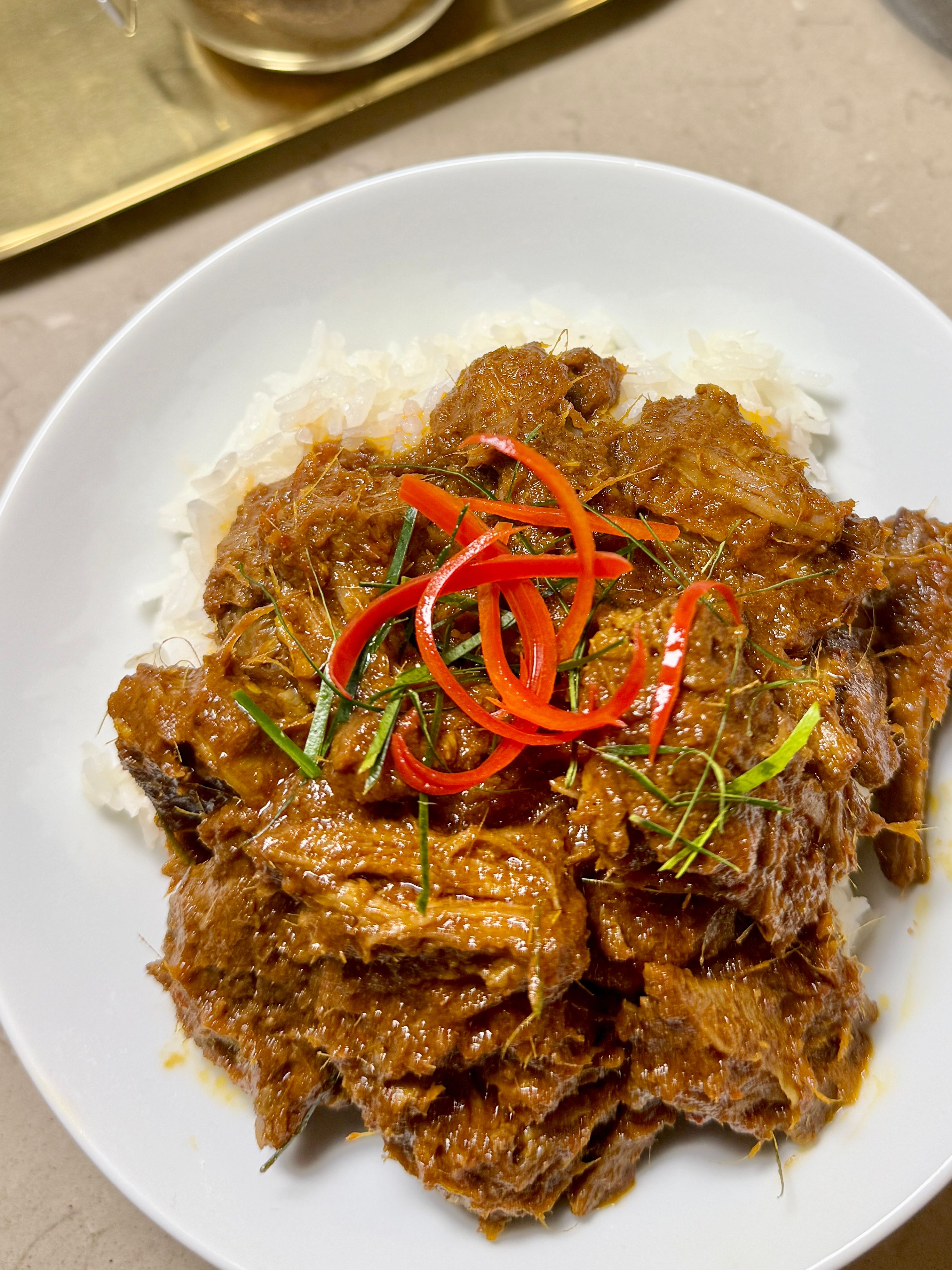 Beef rendang - main dish recipe
