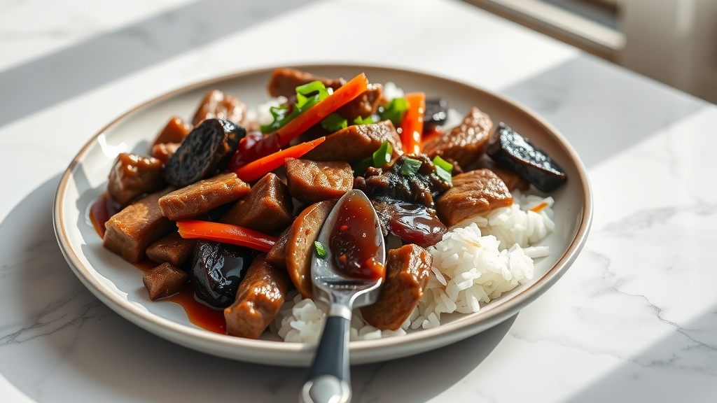 Beef Stir-Fry with Black Bean Sauce - main dish recipe