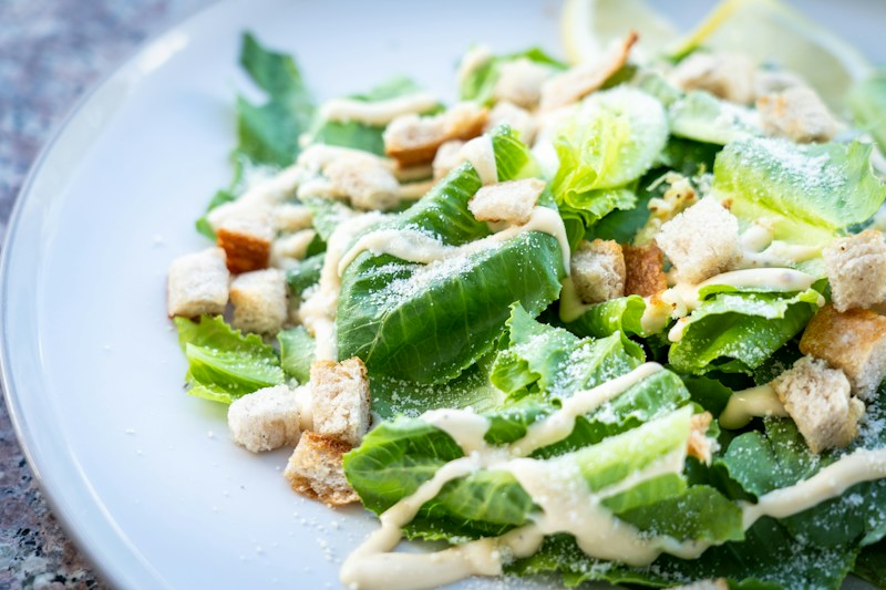 Caesar Salad with Homemade Dressing - salads recipe