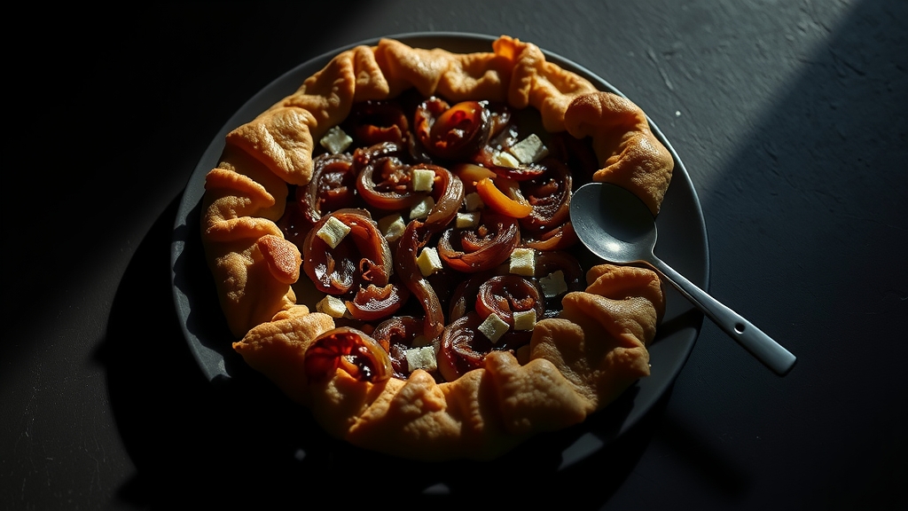 Caramelized Onion and Gruyère Galette - main dish recipe