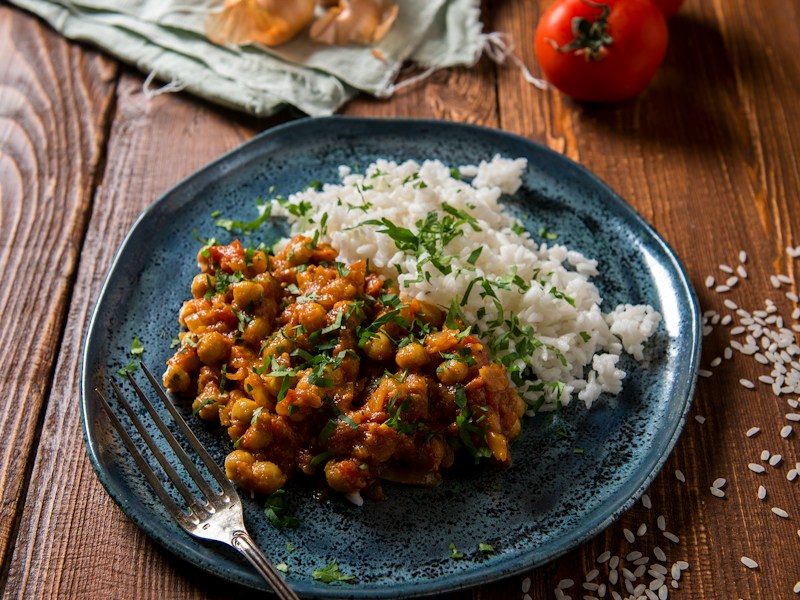 Coconut Chickpea Curry - main dish recipe