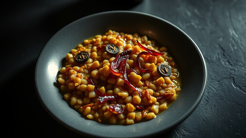 Coconut Lentil Dal with Crispy Shallots - main dish recipe