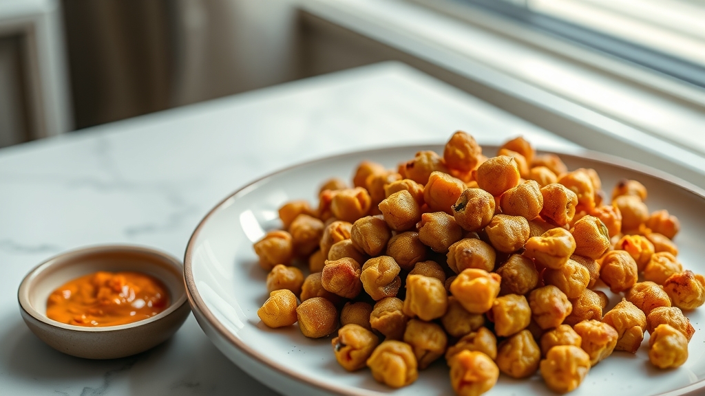 Crispy Spiced Chickpeas - appetizers recipe