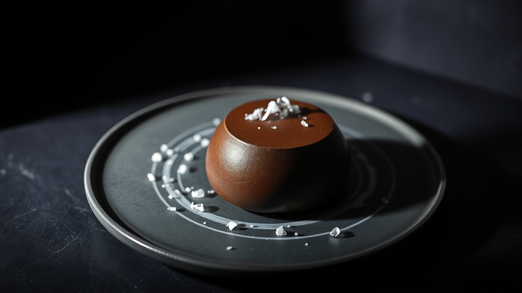 Dark Chocolate Mousse with Sea Salt - desserts recipe