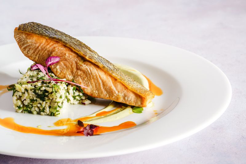 Honey Garlic Salmon with Sesame - main dish recipe