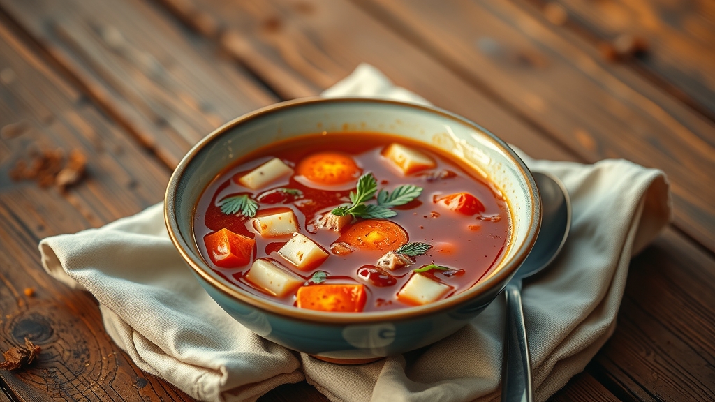 Hot and Sour Soup - soups & stews recipe