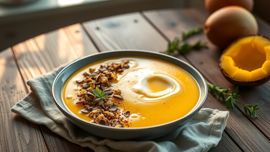 Mango Coconut Smoothie Bowl - drinks recipe