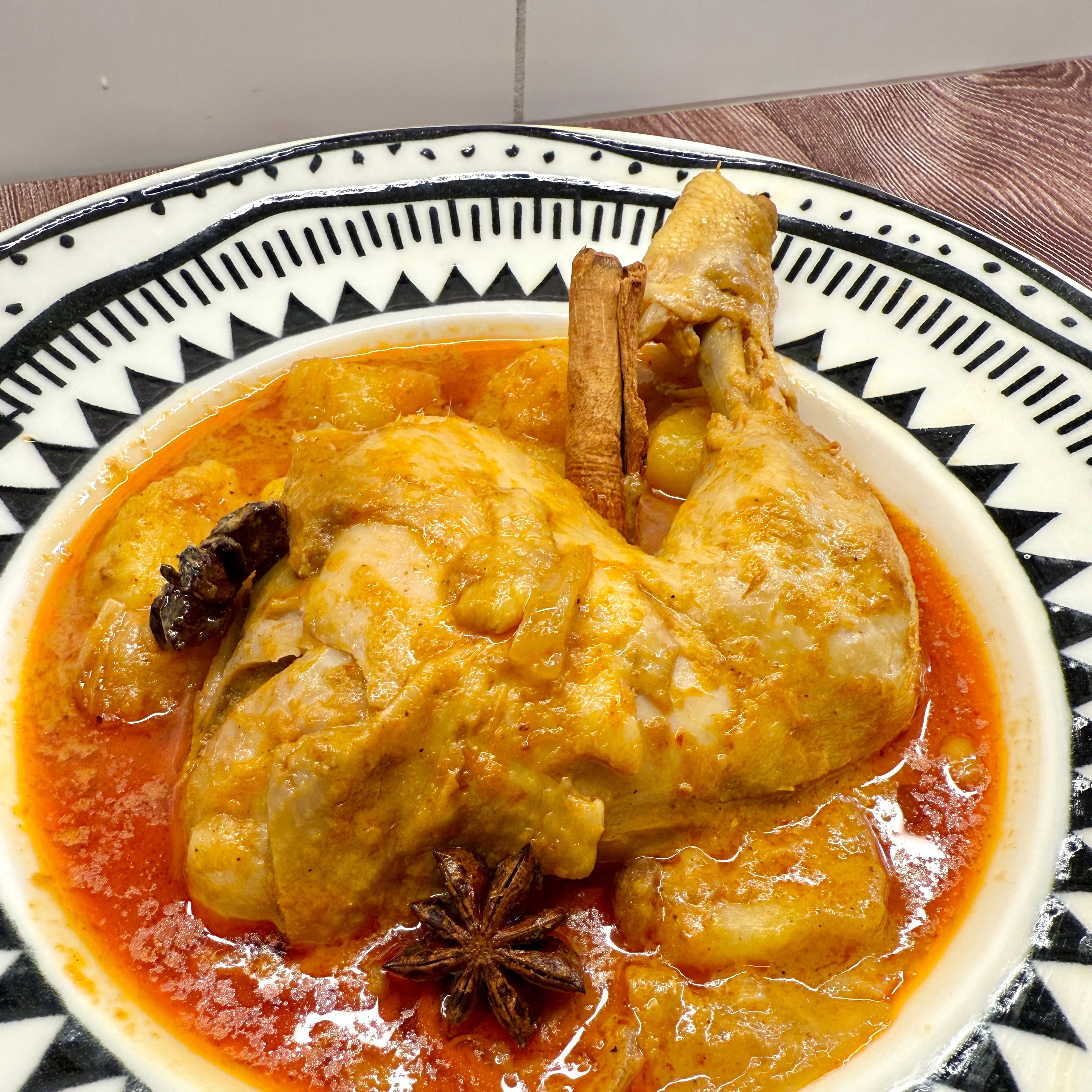 Massaman Curry with Chicken - main dish recipe