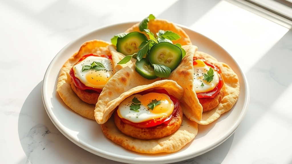 Shakshuka Breakfast Pita Pockets - breakfast recipe