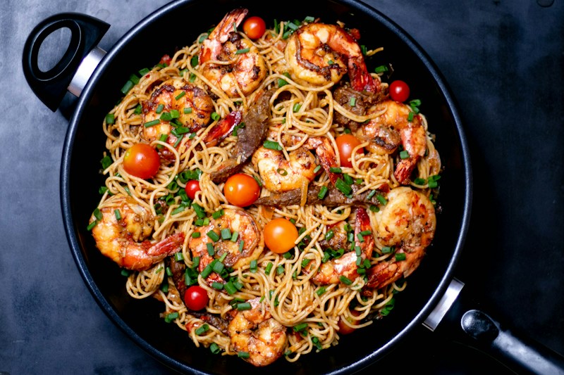 Shrimp Scampi Linguine - main dish recipe