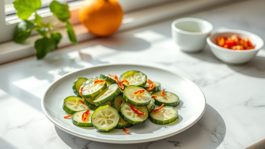 Smashed Cucumbers with Chili Crisp - side dishes recipe