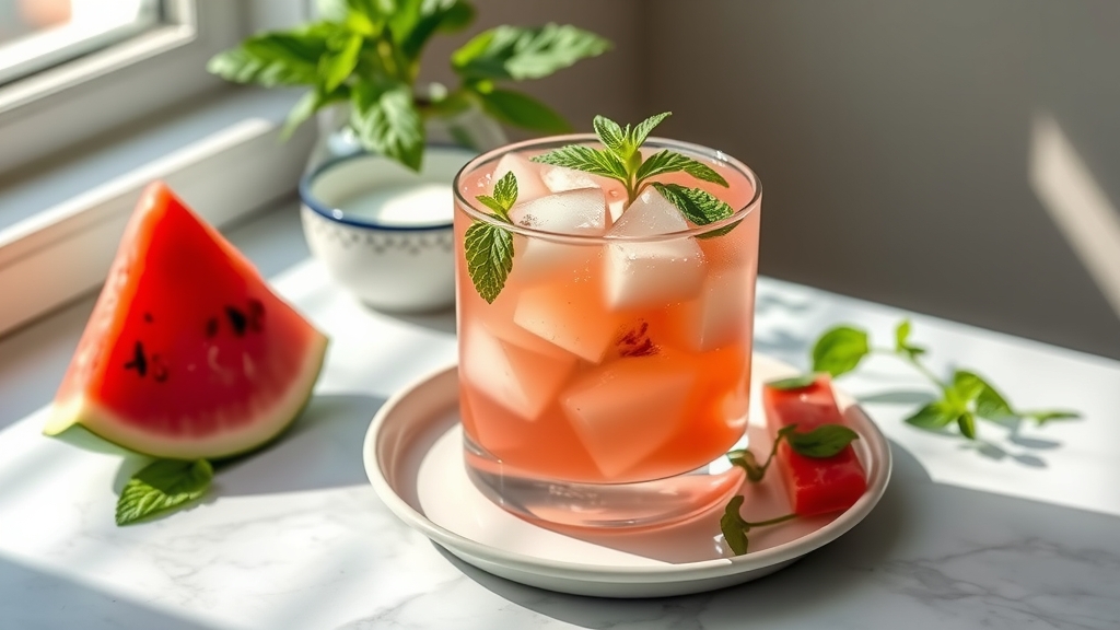 Watermelon Mint Agua Fresca - drinks recipe